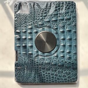 ProtUTab Premium iPad Pro 11" Gen 4 Case Croc Embossed Blue | NIB